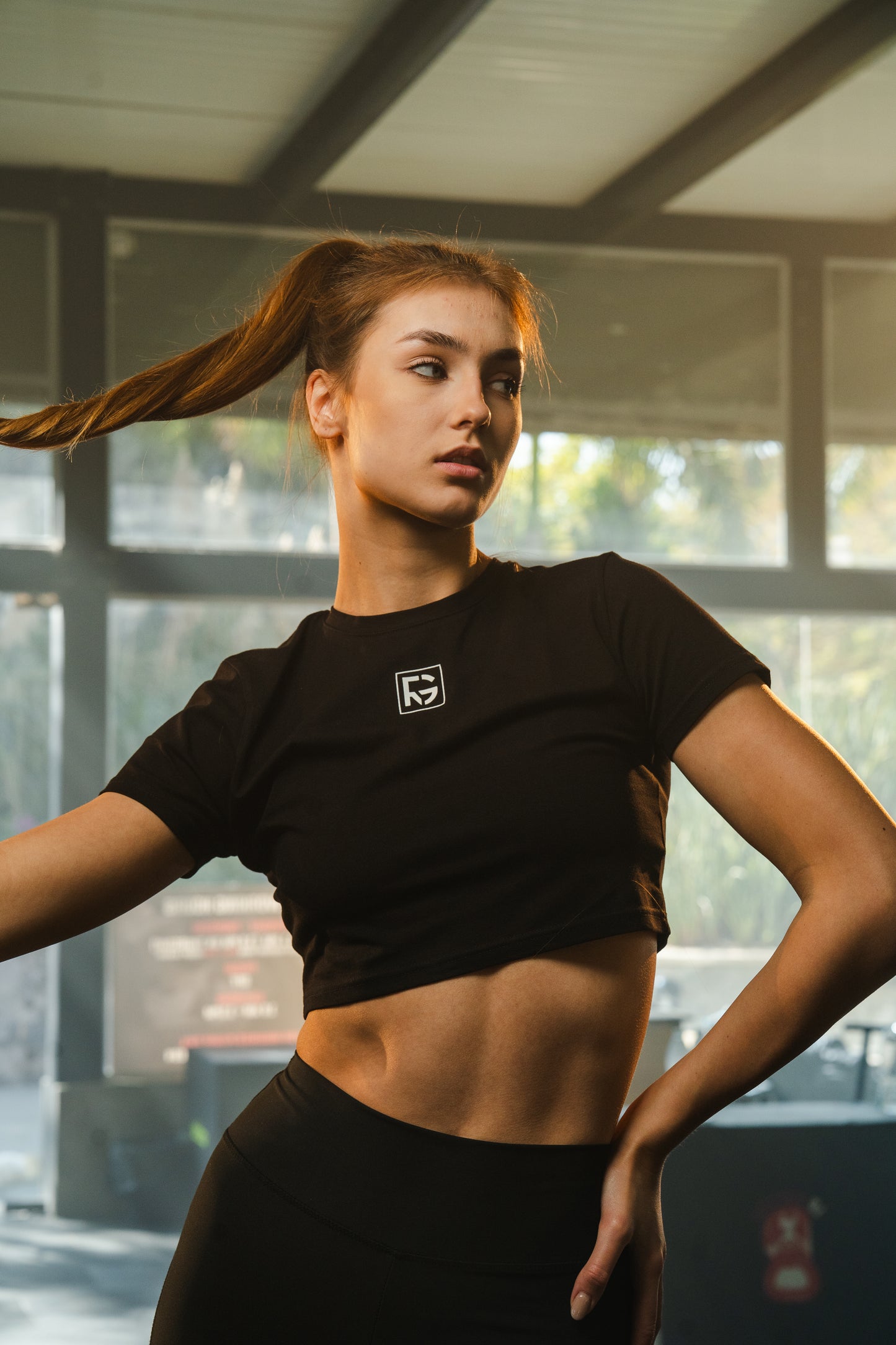 Grunt Crop - Black