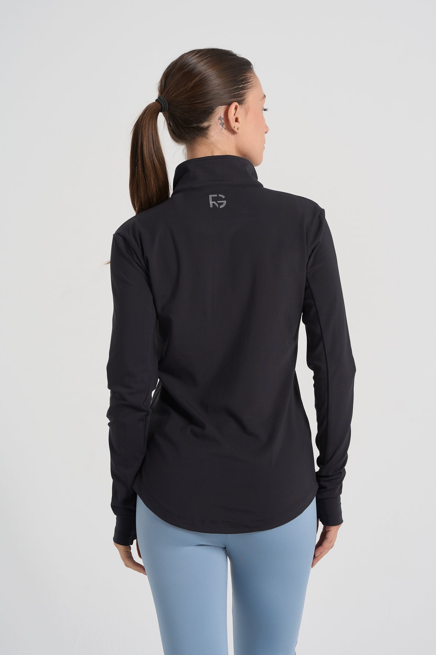 Blaze Long Sleeve Full Zip - Black