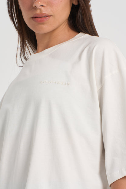 Recover Oversized Tee - Off White (Unisex)