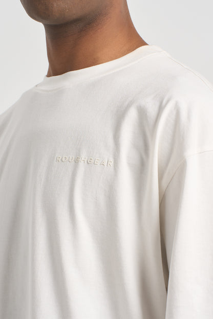 Recover Oversized Tee - Off White (Unisex)