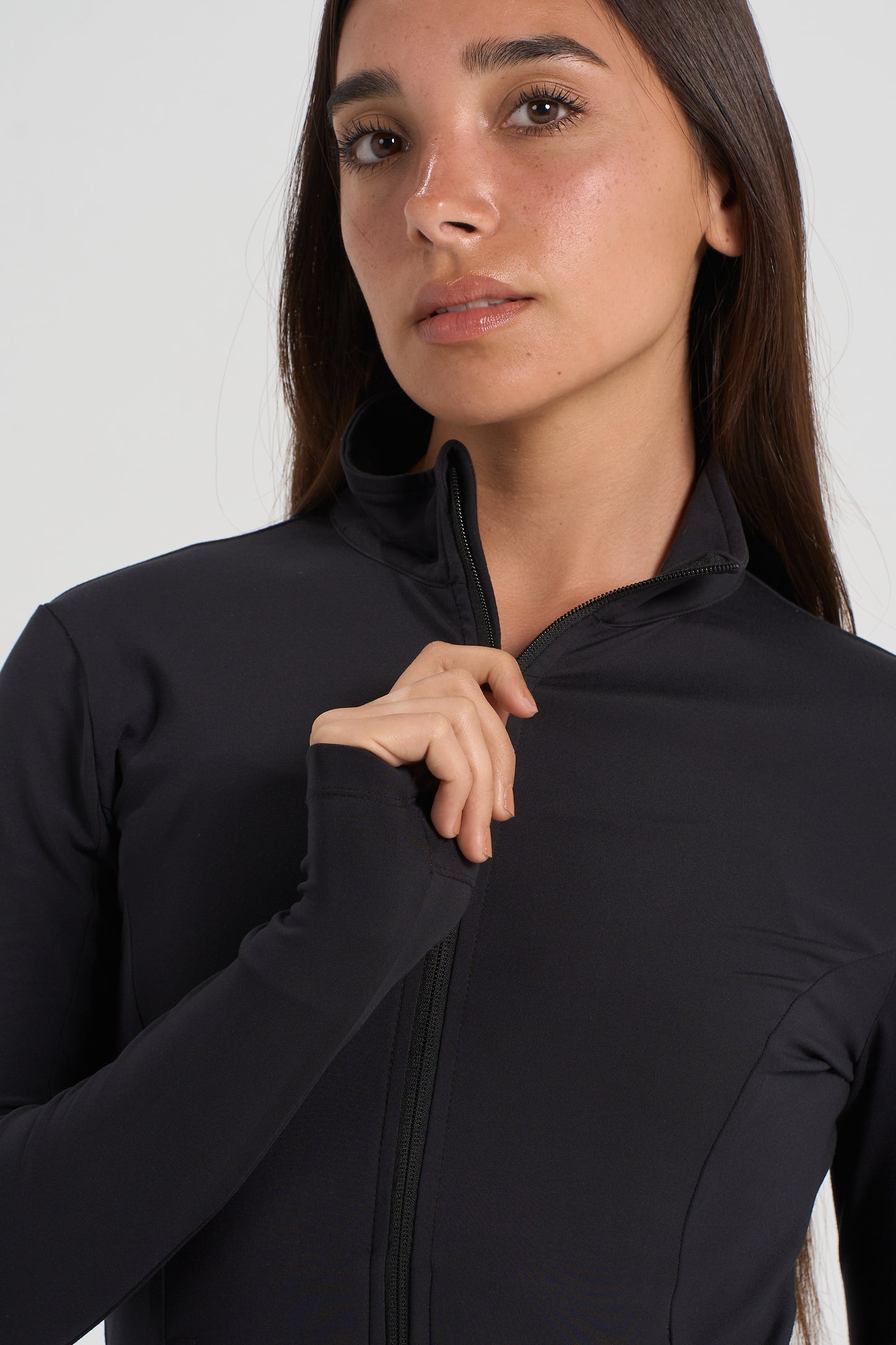 Blaze Long Sleeve Full Zip - Black