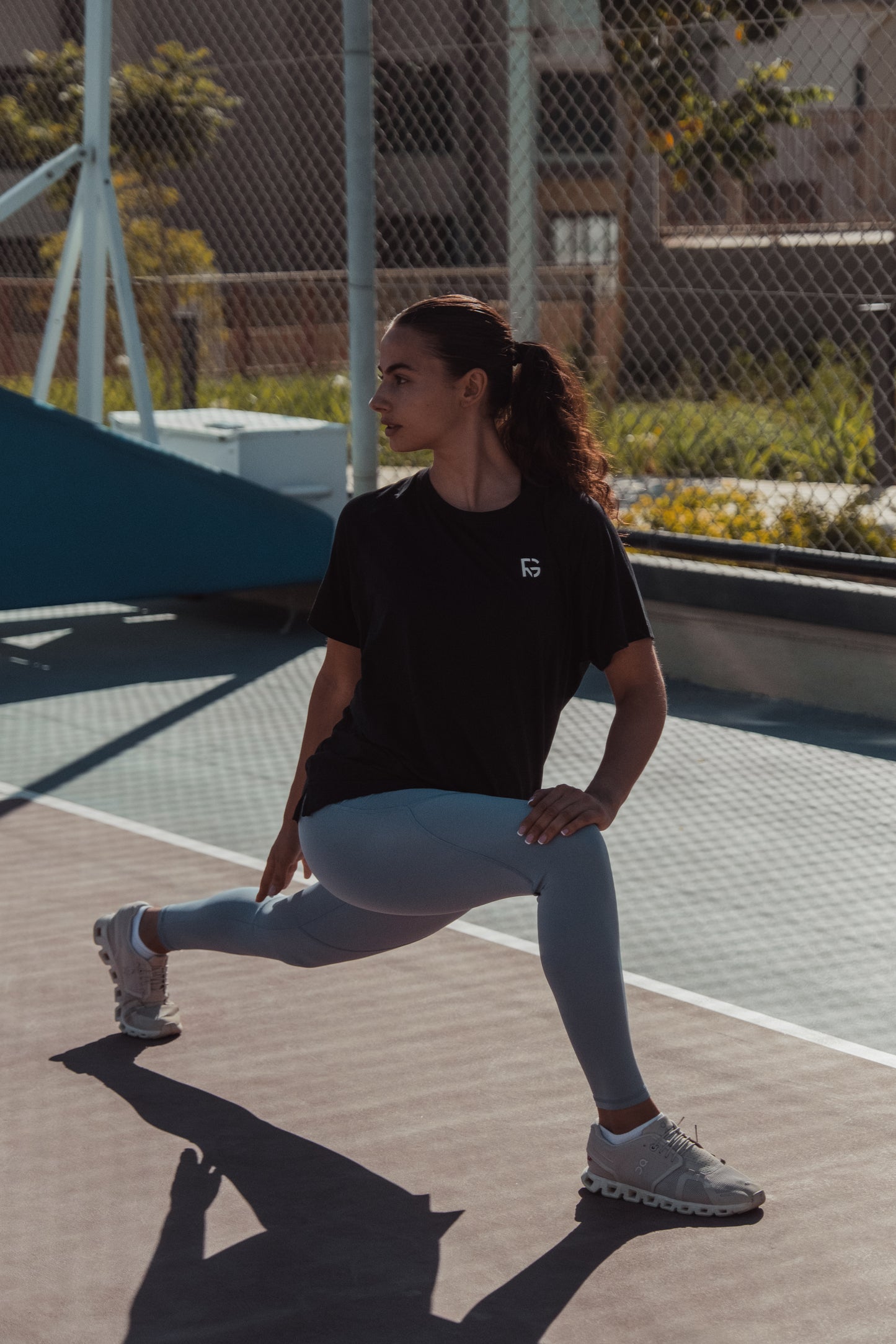 Merge Leggings - Light Blue
