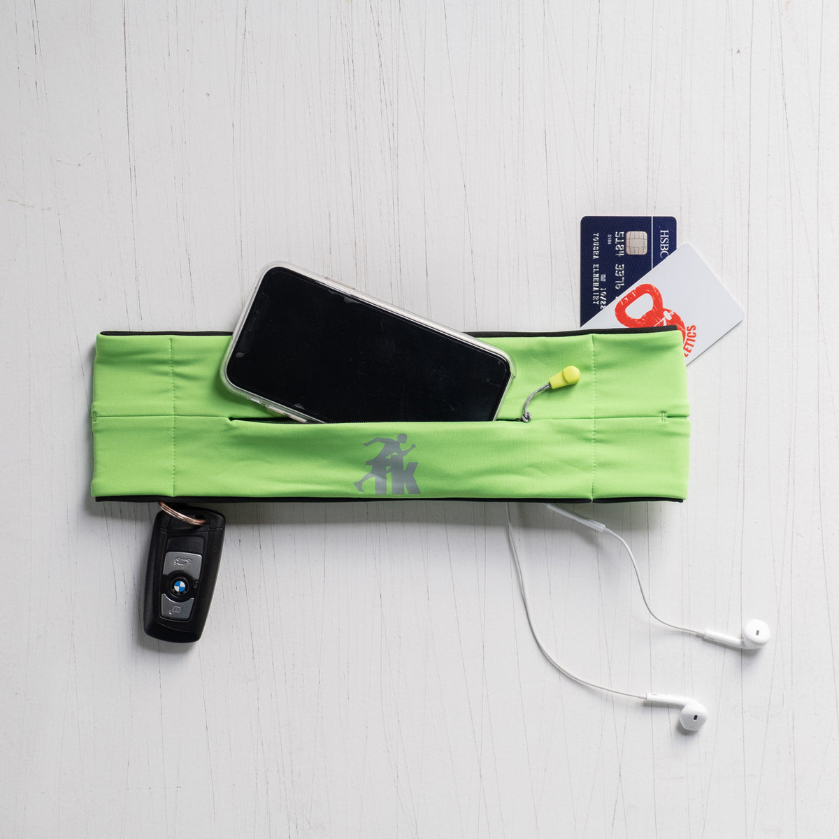 Running Belt — Neon Green