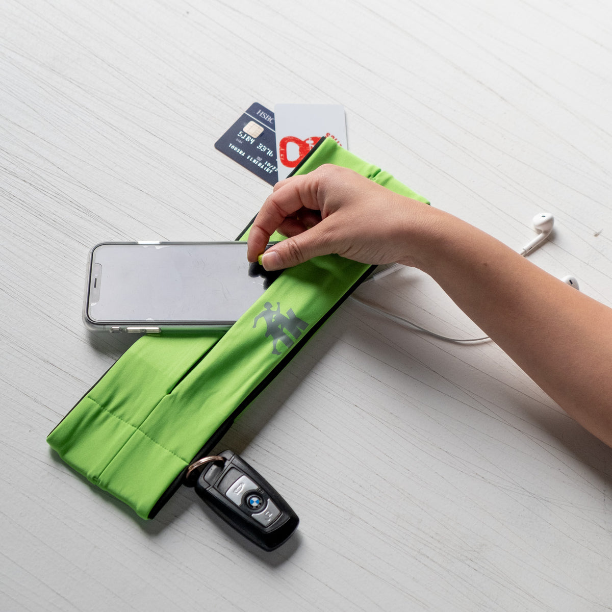 Running Belt — Neon Green