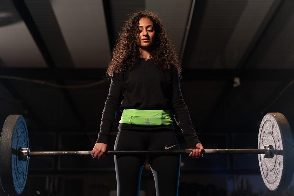 Running Belt — Neon Green
